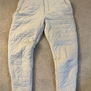 Lululemon Quilted Insulated Pants — VAPOR color